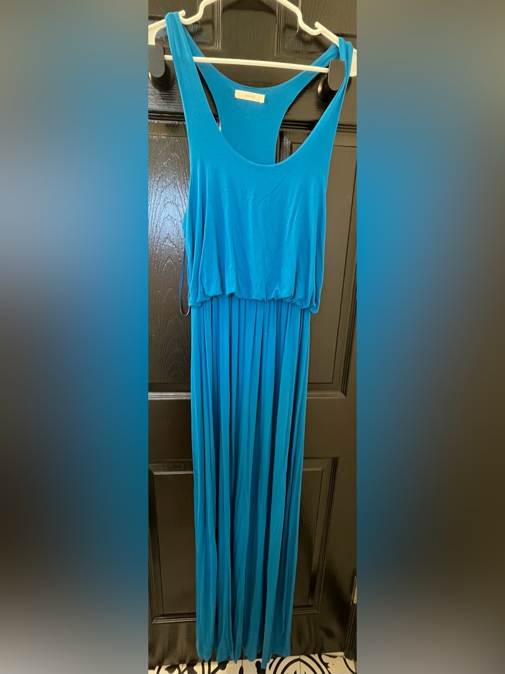 Lush blue racerback dress